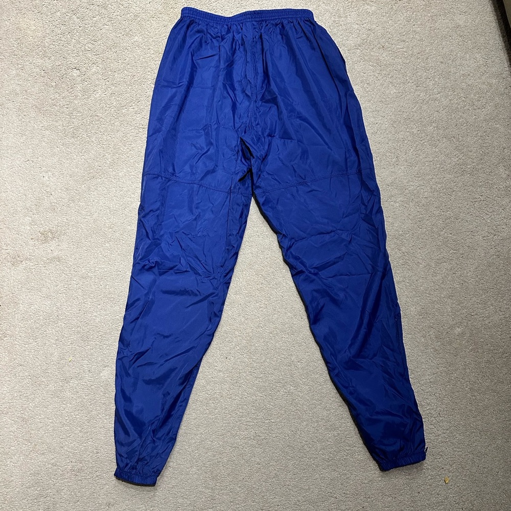 Vintage Nike Windbreaker Pants XL Blue Gray Tag Hong Kong Nylon